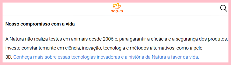 Natura testa em animais? Entenda a tragetória da empresa em relação a essa prática!