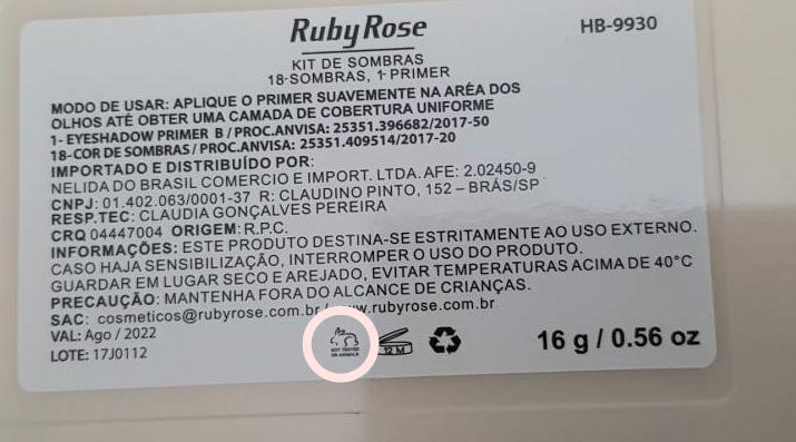 Ruby Rose usa selo “cruelty-free” de ONG Australiana sem autorização