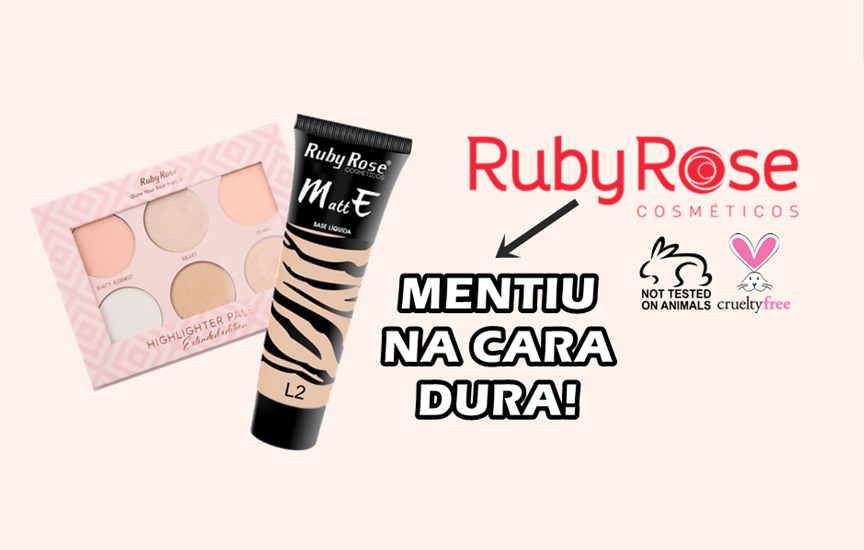 Ruby Rose usa selos “cruelty-free” de duas ONGs sem autorização legal