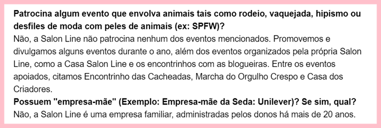 Salon Line é realmente vegana? Realiza testes em animais? (2019)