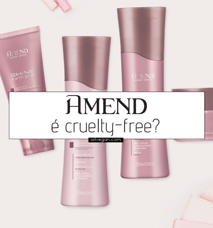 Amend testa em animais em 2020? Não é vegana ou cruelty-free?
