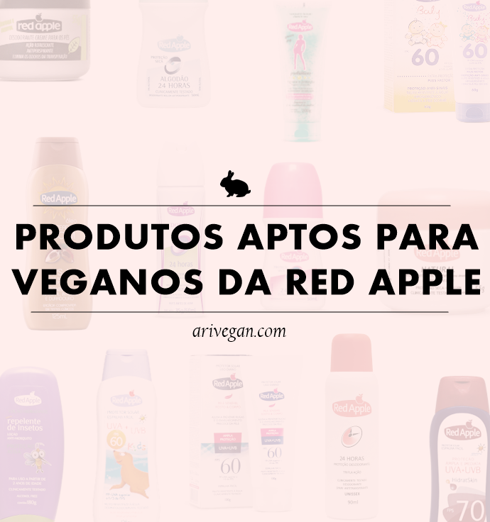 Lista de produtos aptos para veganos da Red Apple! (2021)
